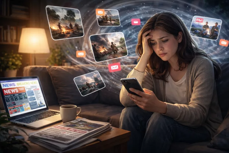 Why the News Feels So Hard to Switch Off